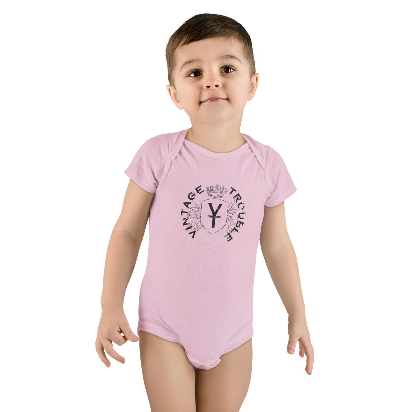 Vintage Trouble Baby Short Sleeve Onesie®