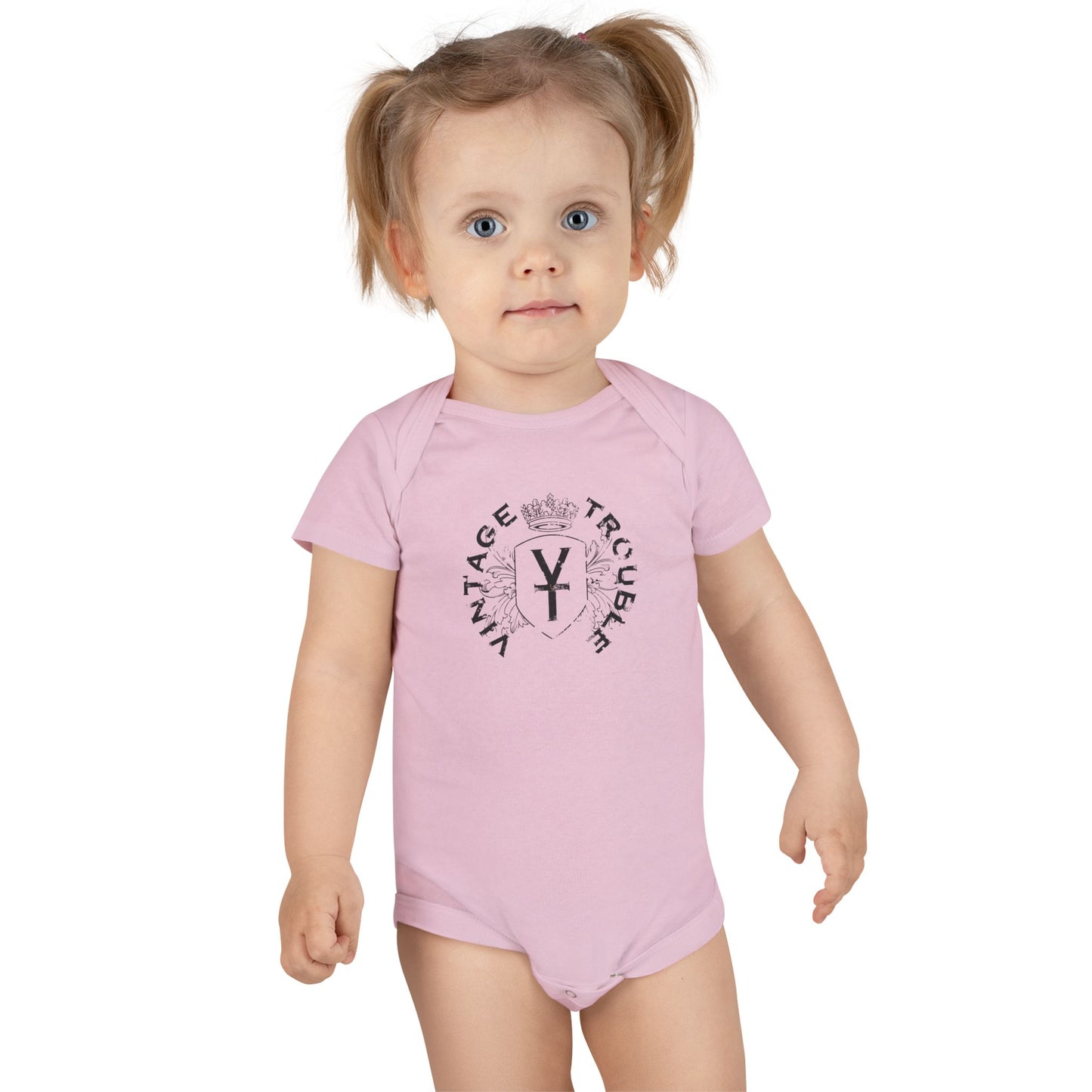 Vintage Trouble Baby Short Sleeve Onesie®