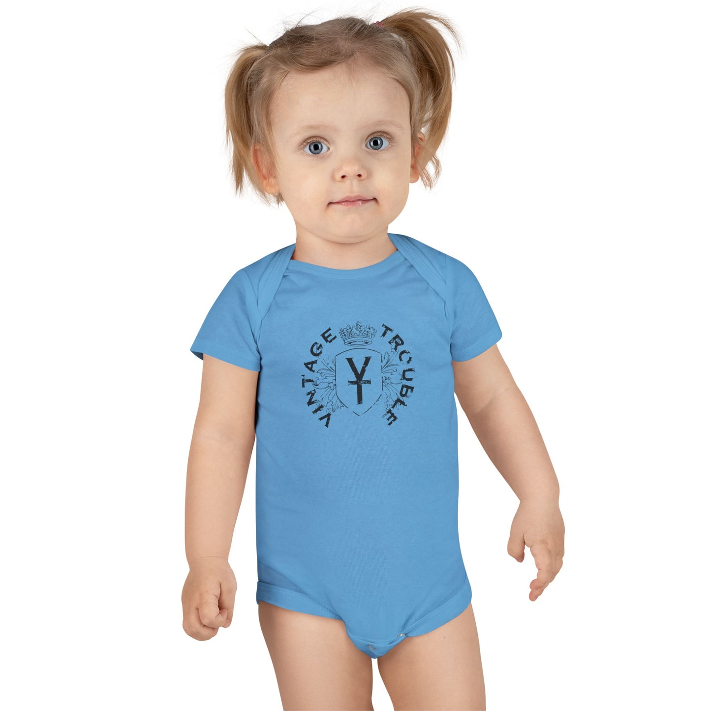 Vintage Trouble Baby Short Sleeve Onesie®