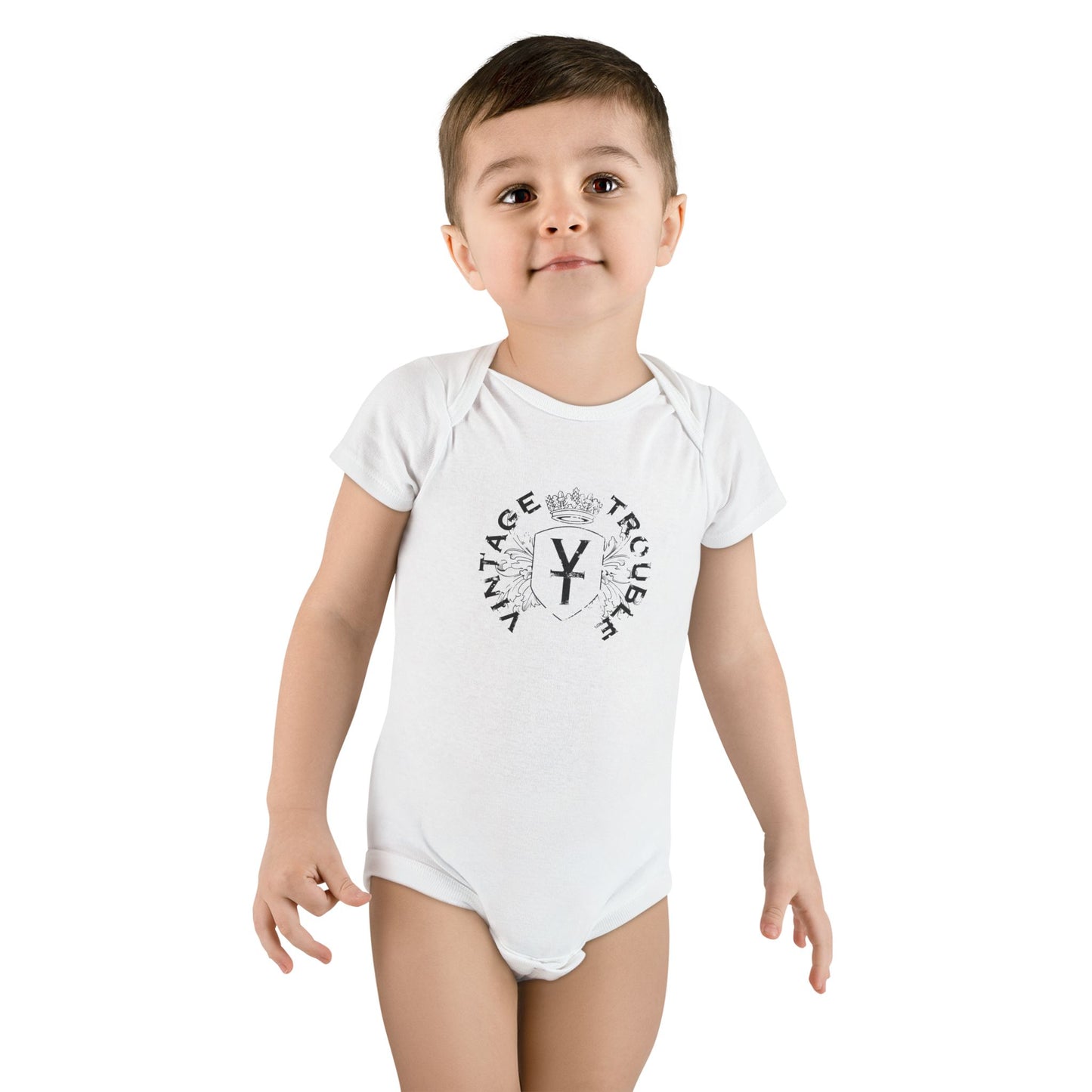 Vintage Trouble Baby Short Sleeve Onesie®