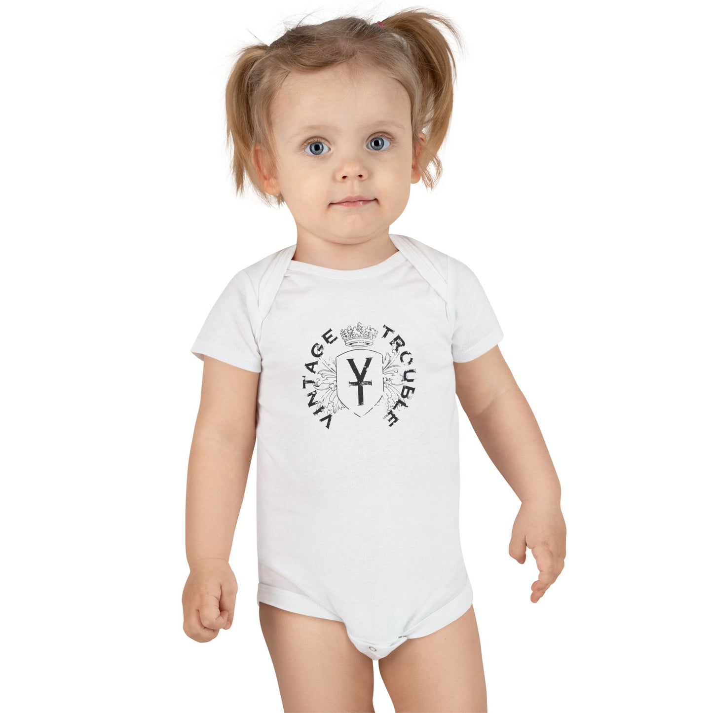 Vintage Trouble Baby Short Sleeve Onesie®