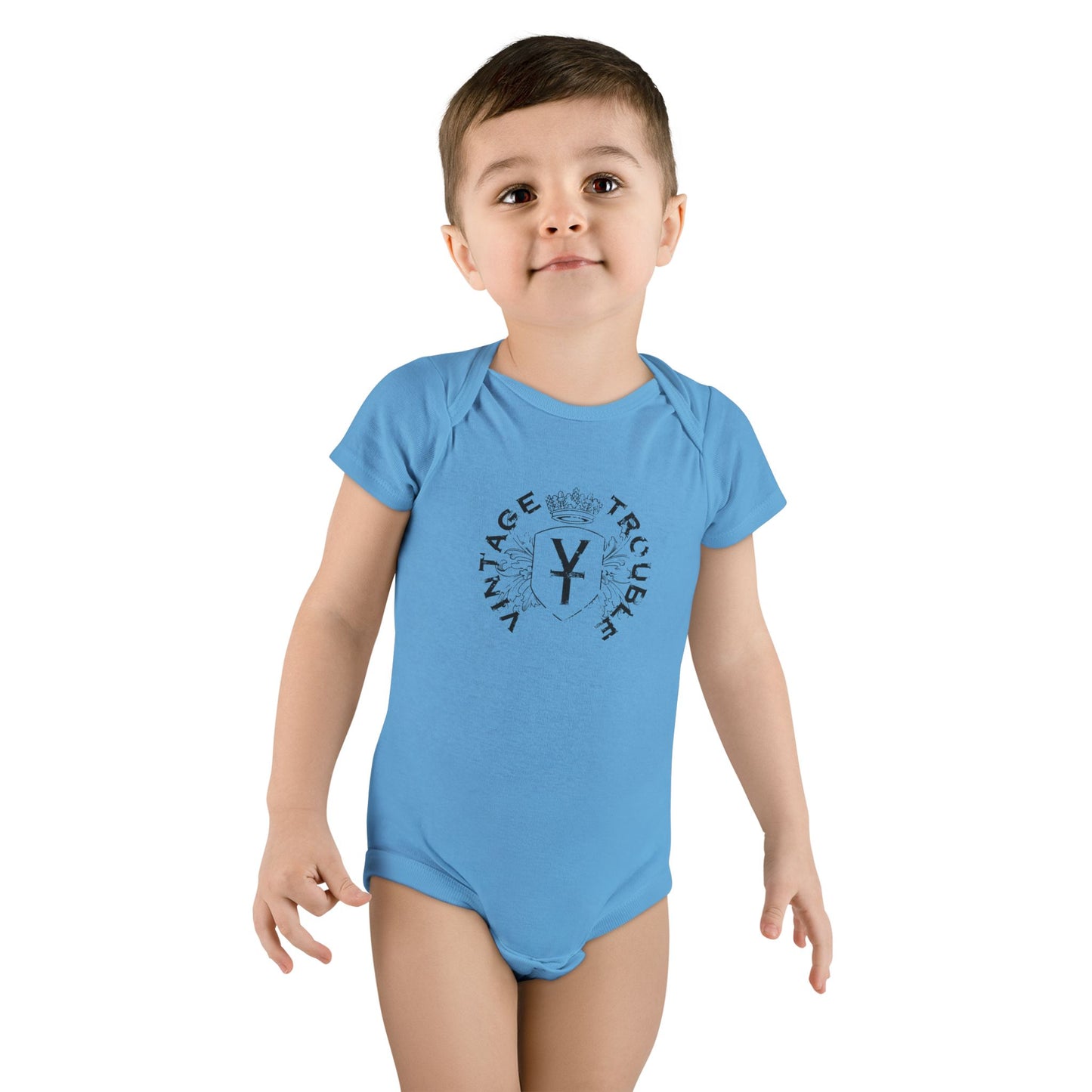 Vintage Trouble Baby Short Sleeve Onesie®