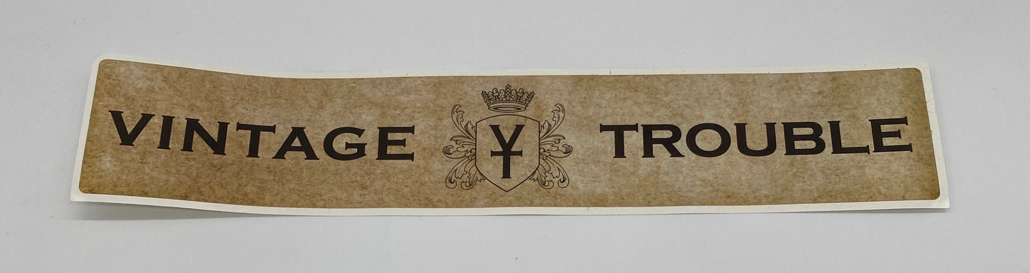 Vintage Trouble Bumper Sticker #2