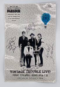 Record Parlour Poster SIGNED BY ALL 4 MEMBERS